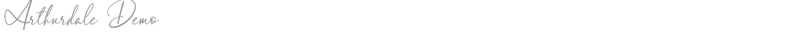 Arthurdale font preview